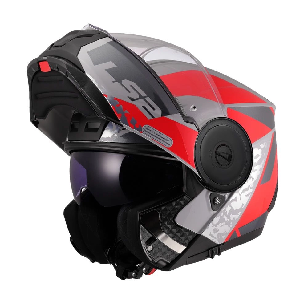 CASCO LS2 FF902 SCOPE II OXYD GRIS ROJO MATE - Imagen 2