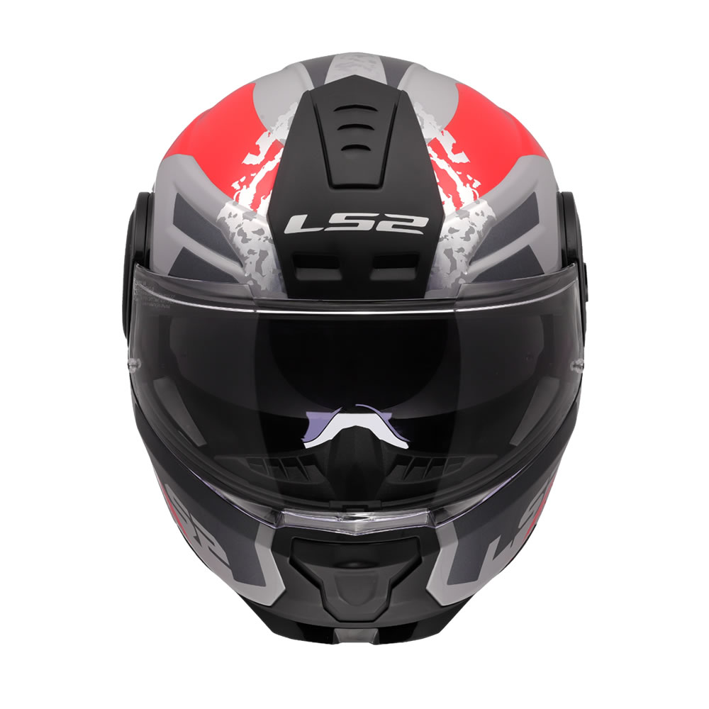 CASCO LS2 FF902 SCOPE II OXYD GRIS ROJO MATE - Imagen 4
