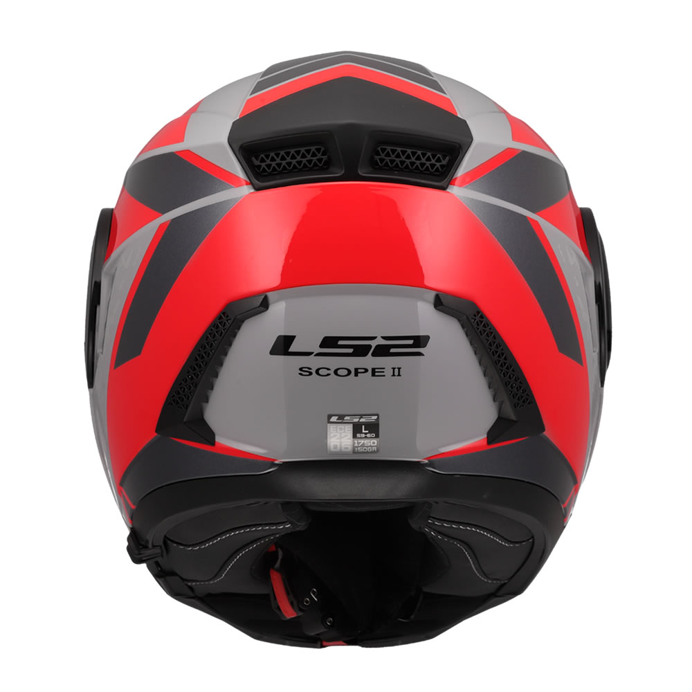 CASCO LS2 FF902 SCOPE II OXYD GRIS ROJO MATE - Imagen 7